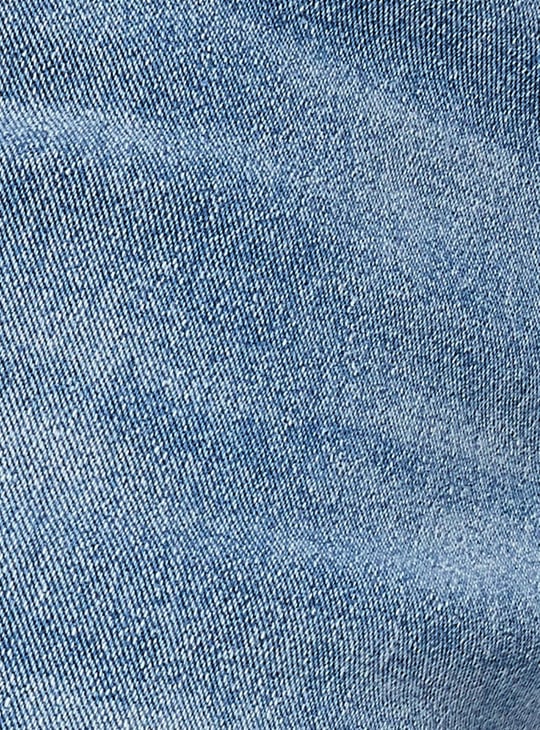 Men Washed Bootcut Jeans