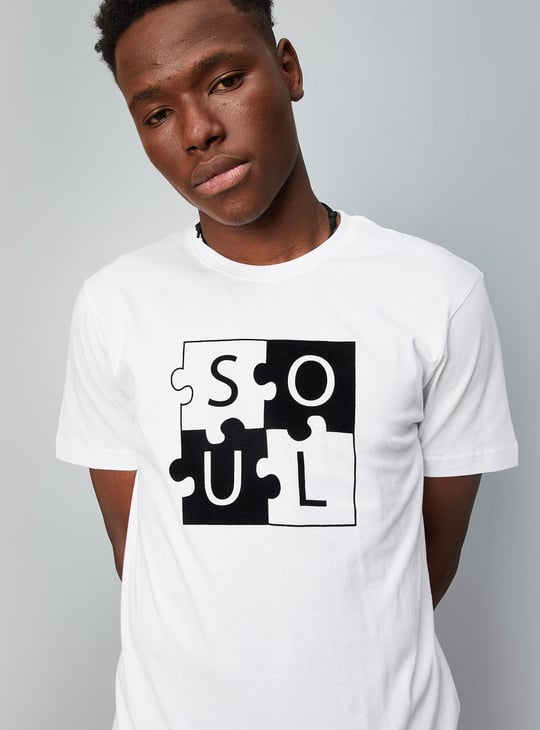 URB_N Men Slim Fit Graphic T-shirt