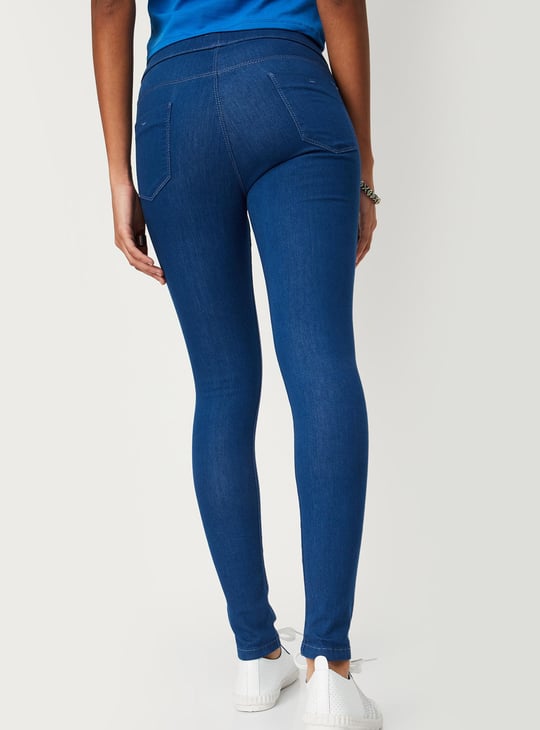 Women Solid Jeggings