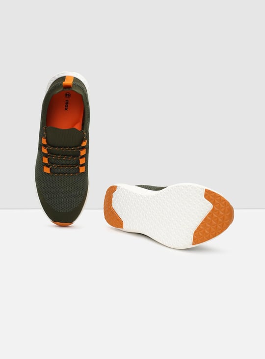 Men Flyknit Lace-Up Sports Shoes