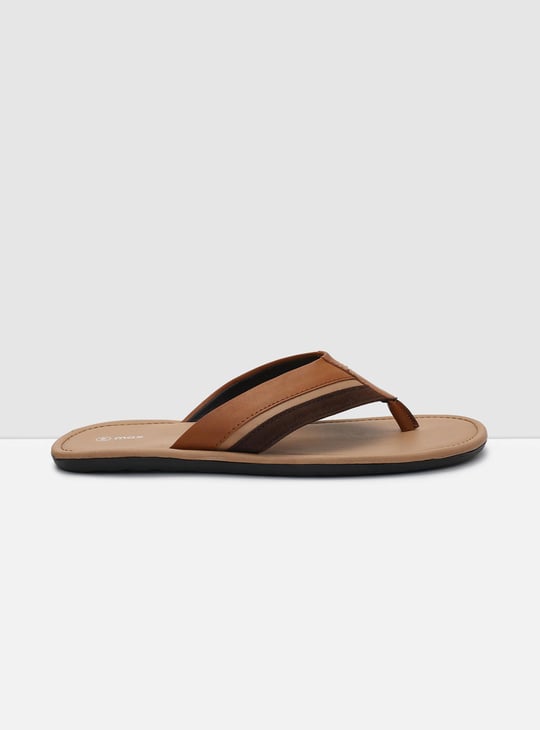 Men Colourblock V-strap Sandals