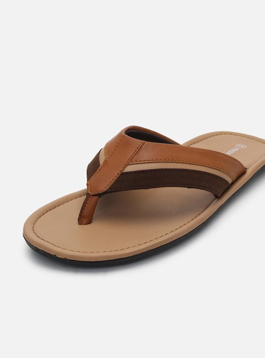 Men Colourblock V-strap Sandals