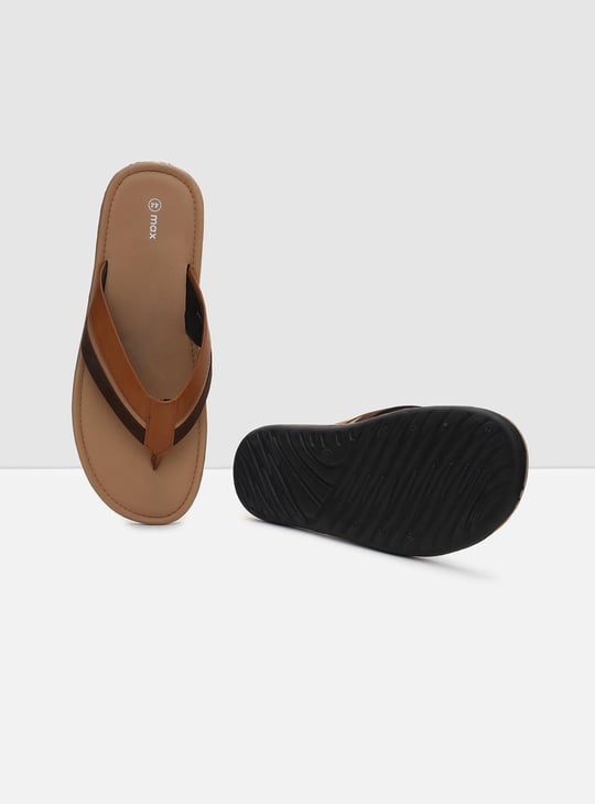 Men Colourblock V-strap Sandals