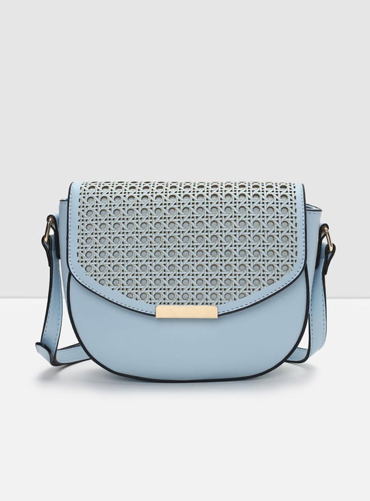 Women Laser Cut Sling Bag