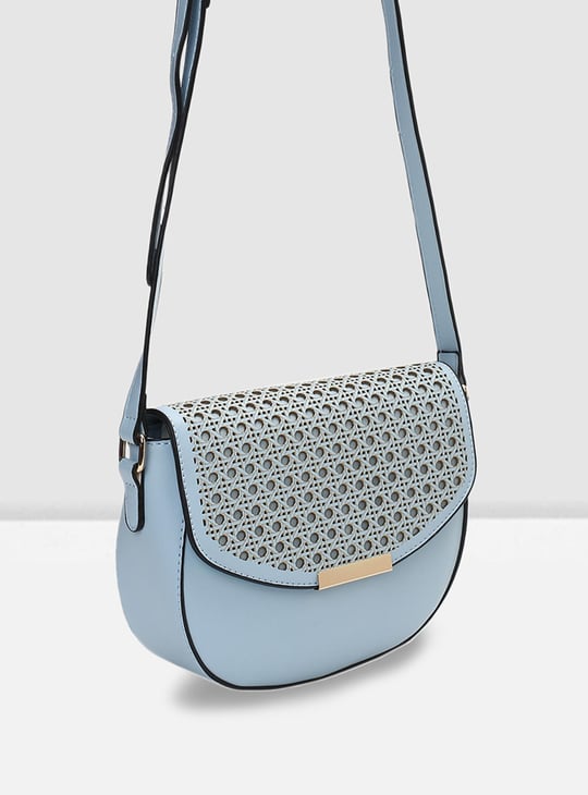 Women Laser Cut Sling Bag