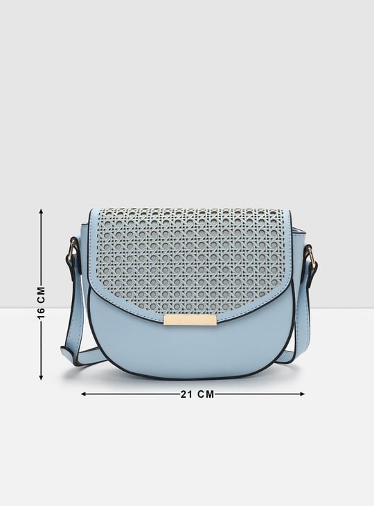 Women Laser Cut Sling Bag