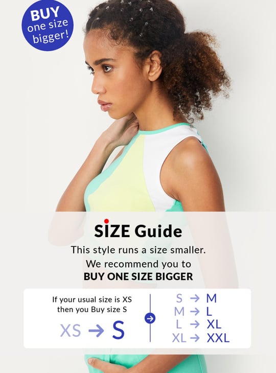 Women Colourblock Ribbed Crop Top