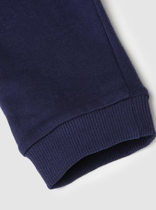 Girls Embroidered Cotton Joggers