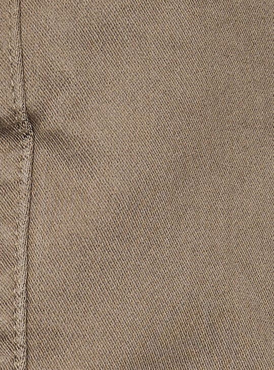 Men Solid Carrot fit Cargo Trousers