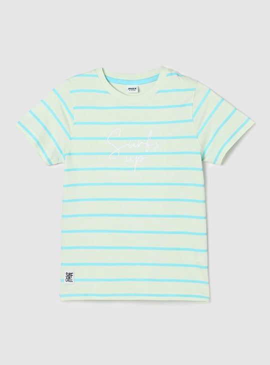 Boys Striped Knit T-shirt