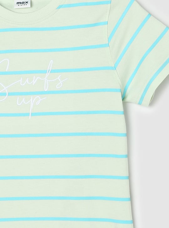 Boys Striped Knit T-shirt