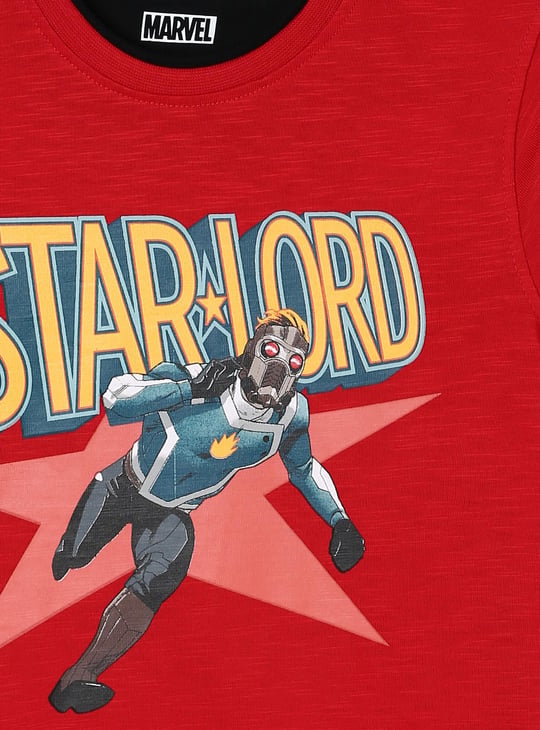 Boys Star Lord Printed Knit T-shirt