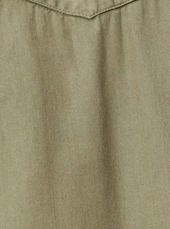 Men Solid Garment Dyed Slim Fit Shirt