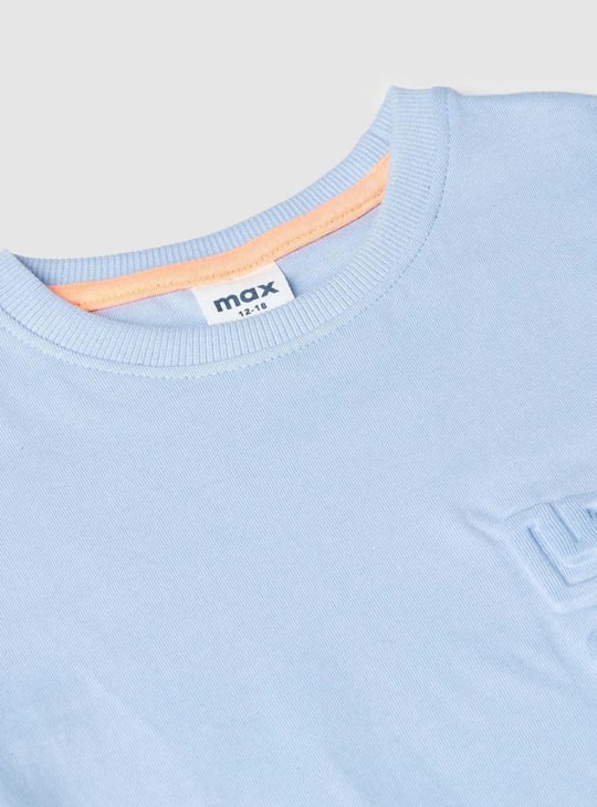 Boys Colourblock Knit T-shirt