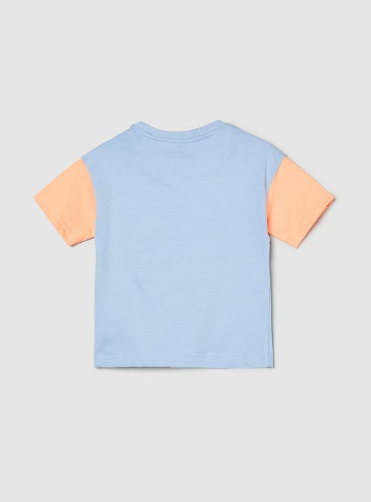 Boys Colourblock Knit T-shirt