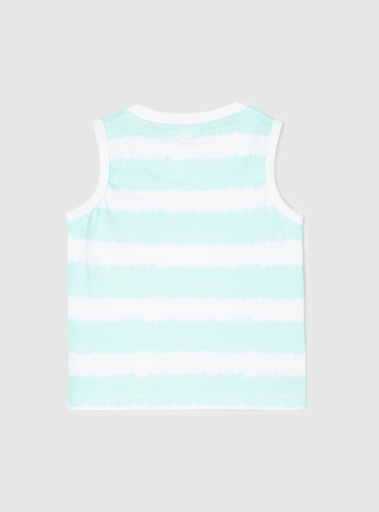 Boys Colourblock Pocket Sleeveless T-shirt