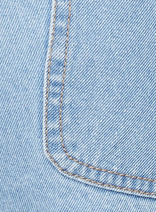 Women Washed Denim Shorts