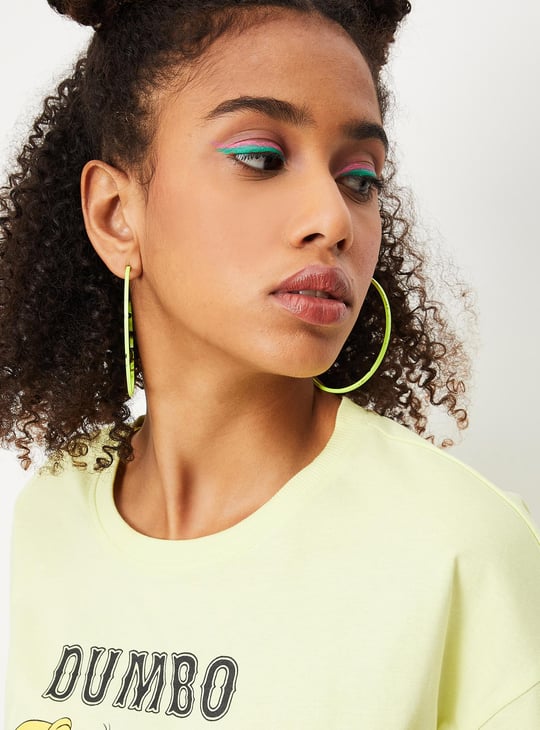 Women Dumbo Print Boxy T-shirt