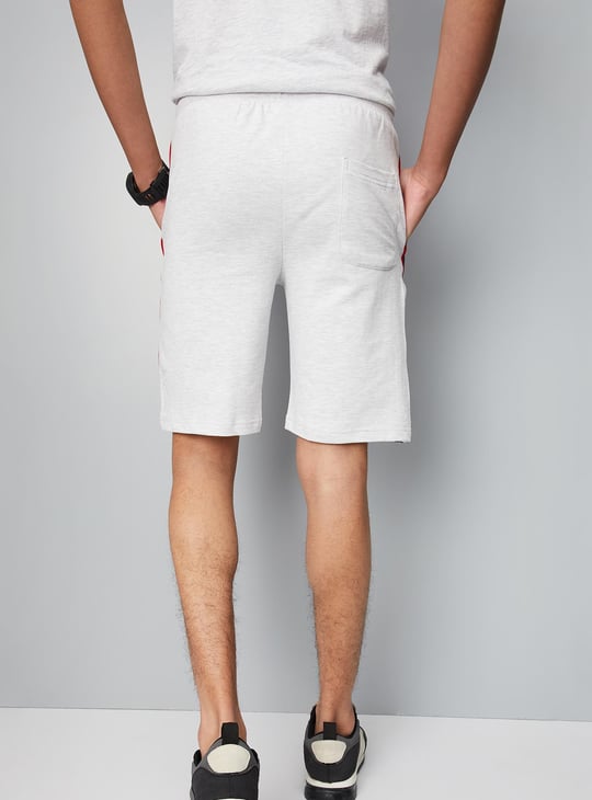 Boys Contrast Panel Knit Shorts