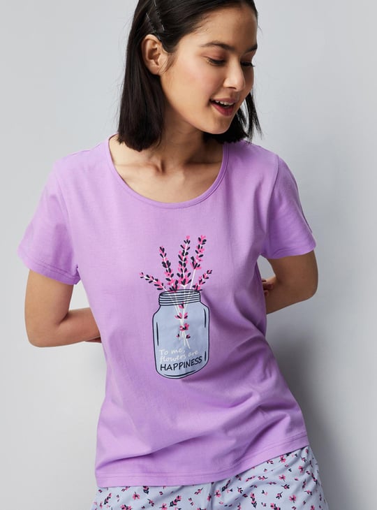 Women Printed Capri Set