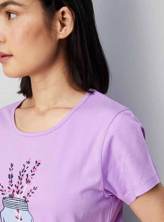 Women Printed Capri Set