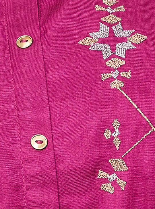 Women Embroidered A-line Kurta