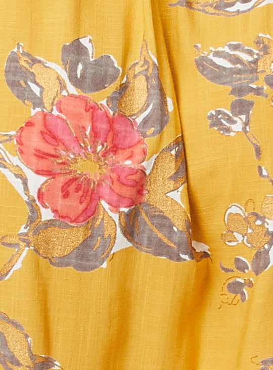 Women Floral Printed Elasticated Waist Dress