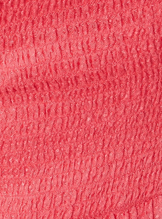 Women Smocked Tiered Midi Dress