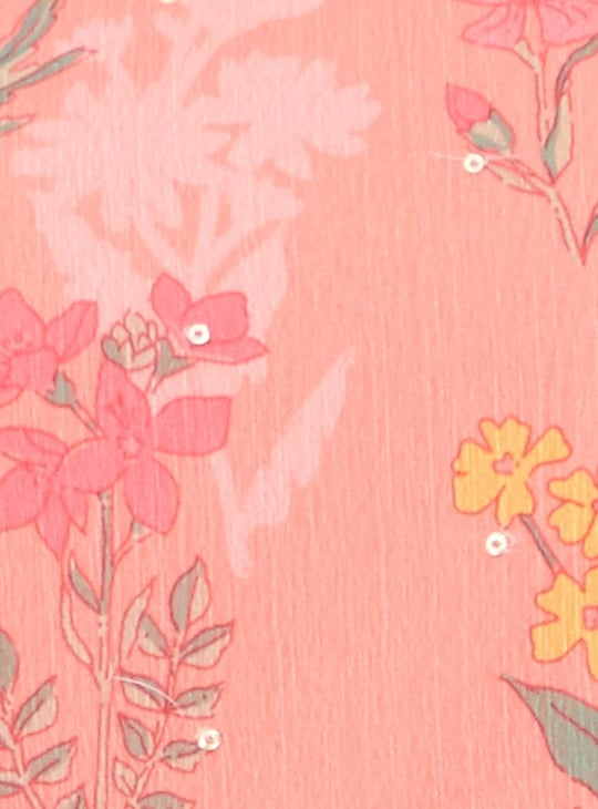 Women Printed Ruffled Maxi Dress