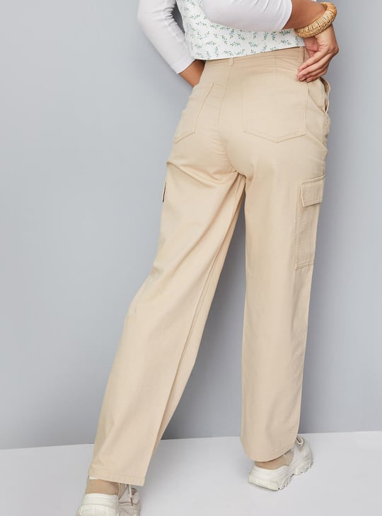 Women Solid Utility Cargos