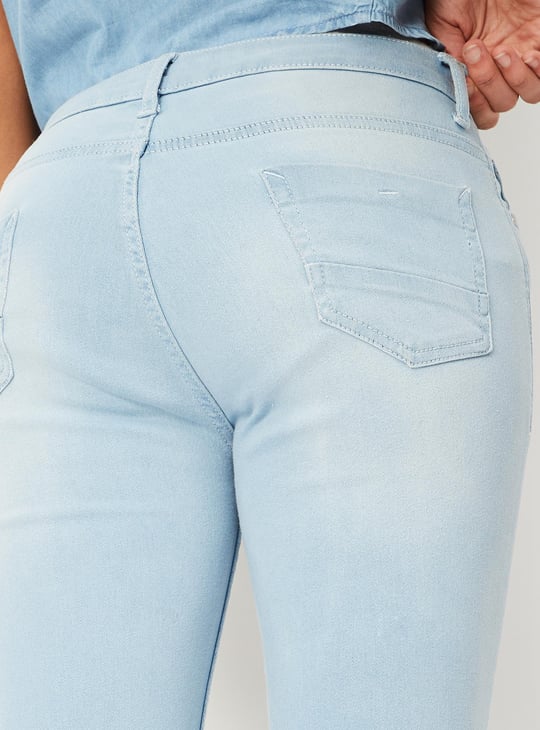 Women Washed Skinny Fit Jeans