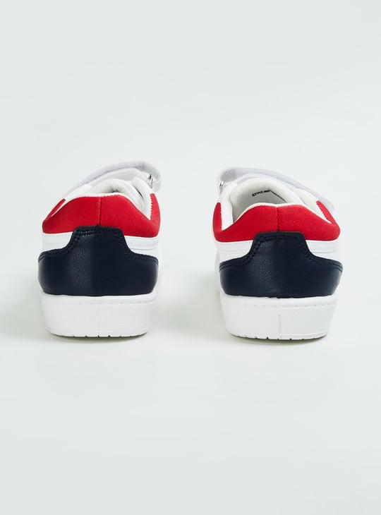 Boys Colourblock Velcro Strap Shoes