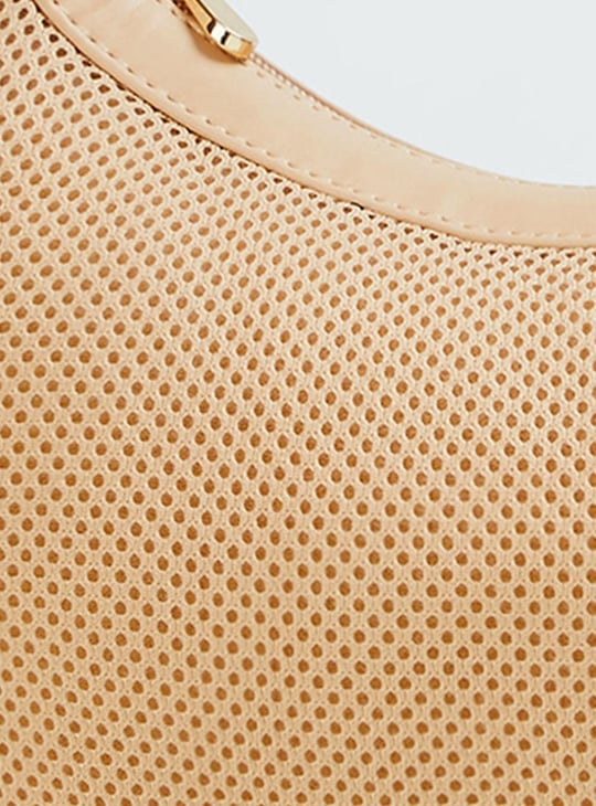 Women Chain Detail Baguette Bag