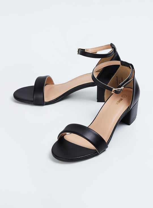 Women Ankle Strap Block Heels
