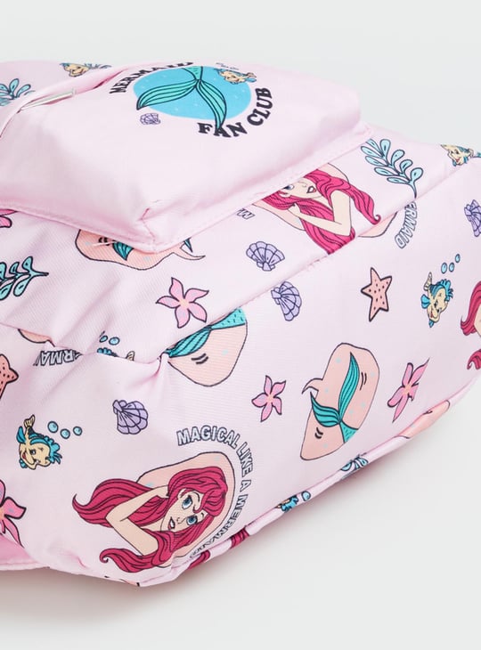 Girls Little Mermaid Printed Backpack