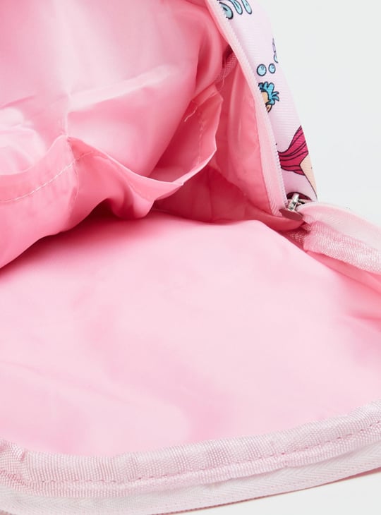 Girls Little Mermaid Printed Backpack