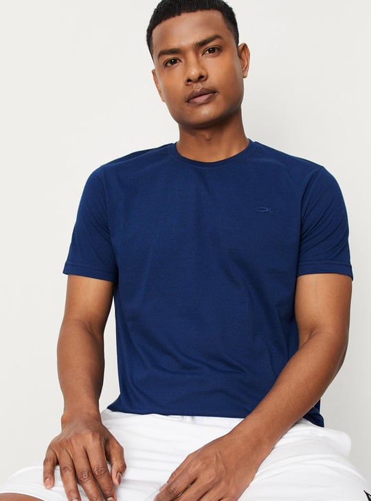 Men Grindle Textured Lounge T-shirt