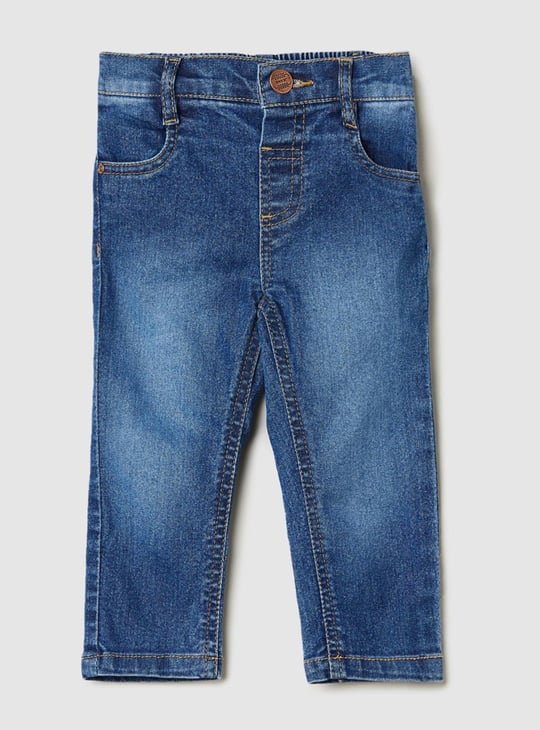 Boys Faded Slim Fit Jeans