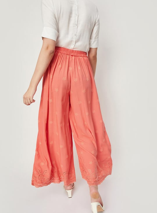 Women Schiffli Gathered Palazzos