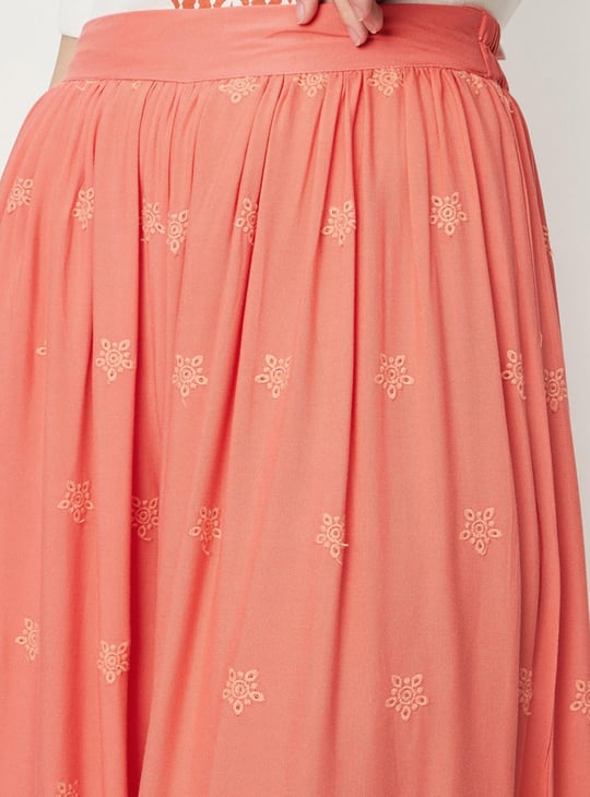 Women Schiffli Gathered Palazzos