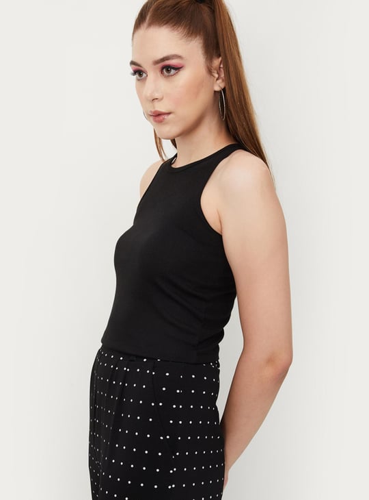 Women Rib Knit Tank Top