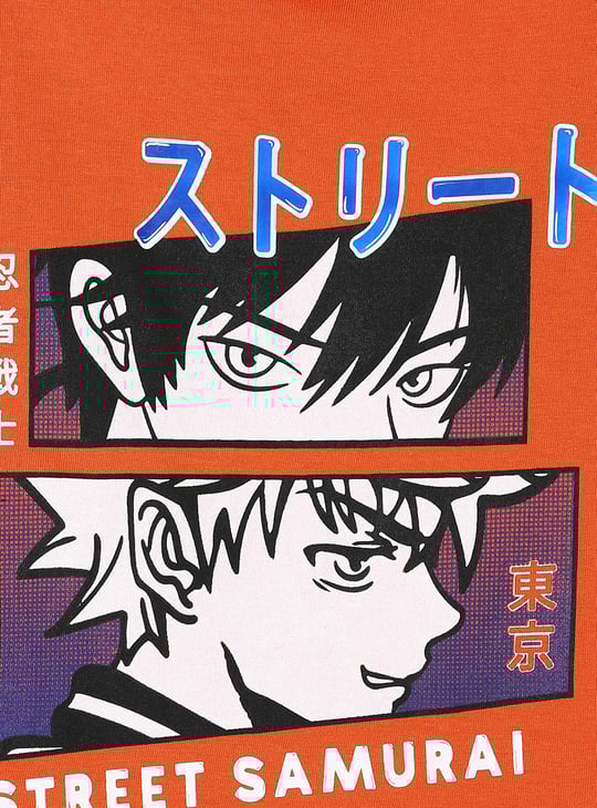 Boys Cotton Graphic T-shirt