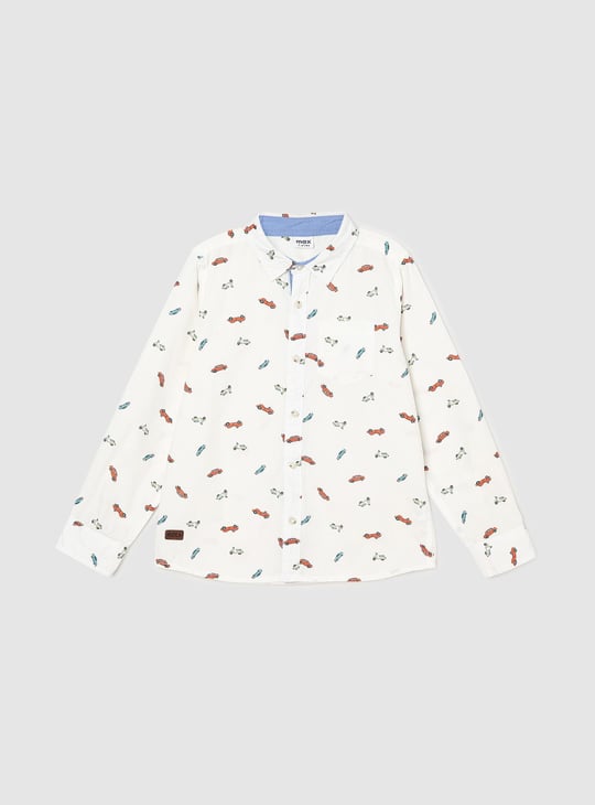 Boys Printed Full Sleeves Shirt