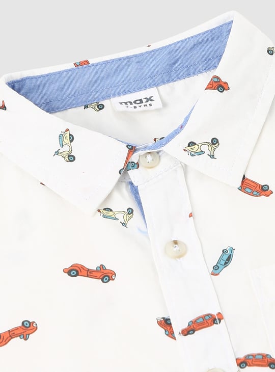 Boys Printed Full Sleeves Shirt