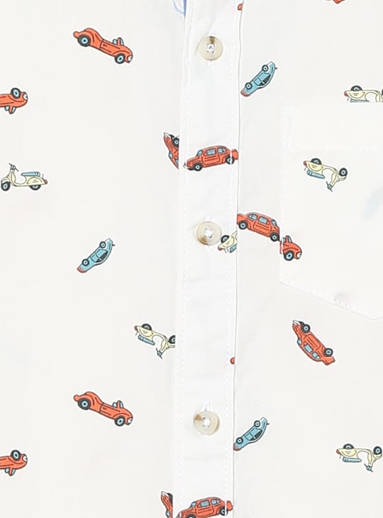 Boys Printed Full Sleeves Shirt