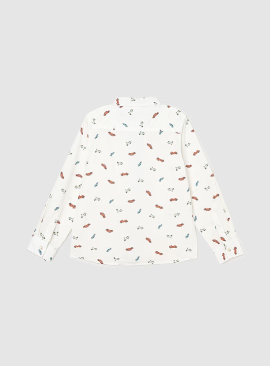 Boys Printed Full Sleeves Shirt