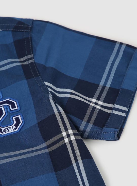 Boys Checked Cotton Shirt
