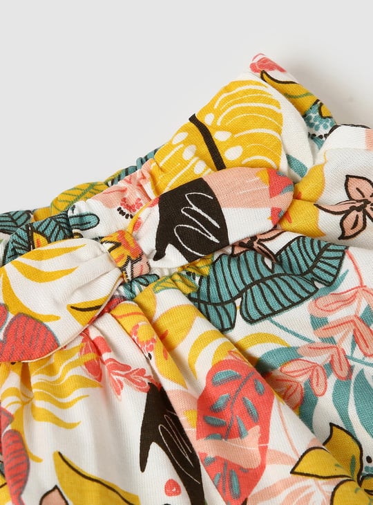 Girls Printed A-line skirt