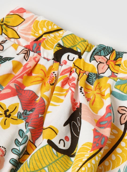Girls Printed A-line skirt