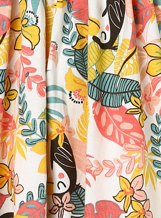 Girls Printed A-line skirt
